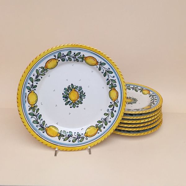 SET OF DINNER PLATES CM.28D; DESIGN: LIMONCINI